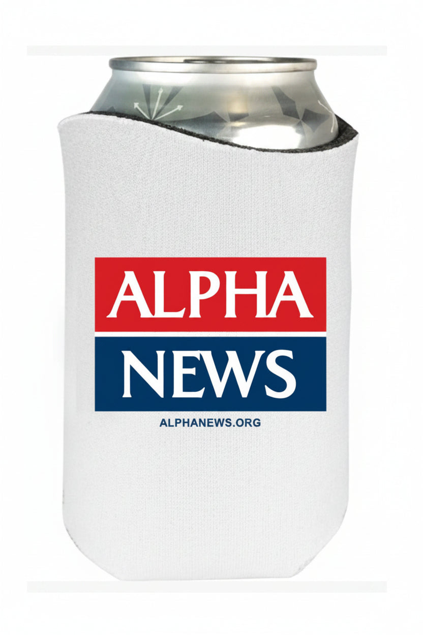 Alpha News coozie