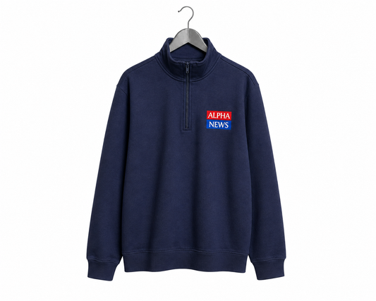 Alpha News Quarter-Zip Sweatshirt