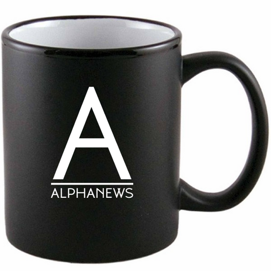 Alpha News 11oz Matte Two-Tone Mug